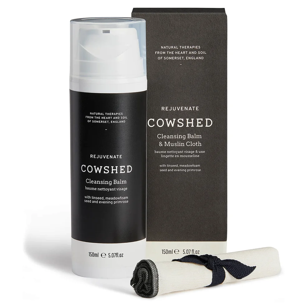 Cowshed Cleansing Balm with Cloth 150g Image 1