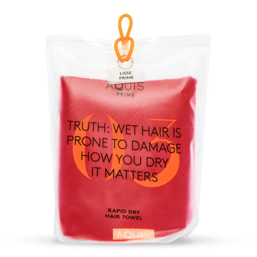 Aquis Hair Turban - Ruby Image 1