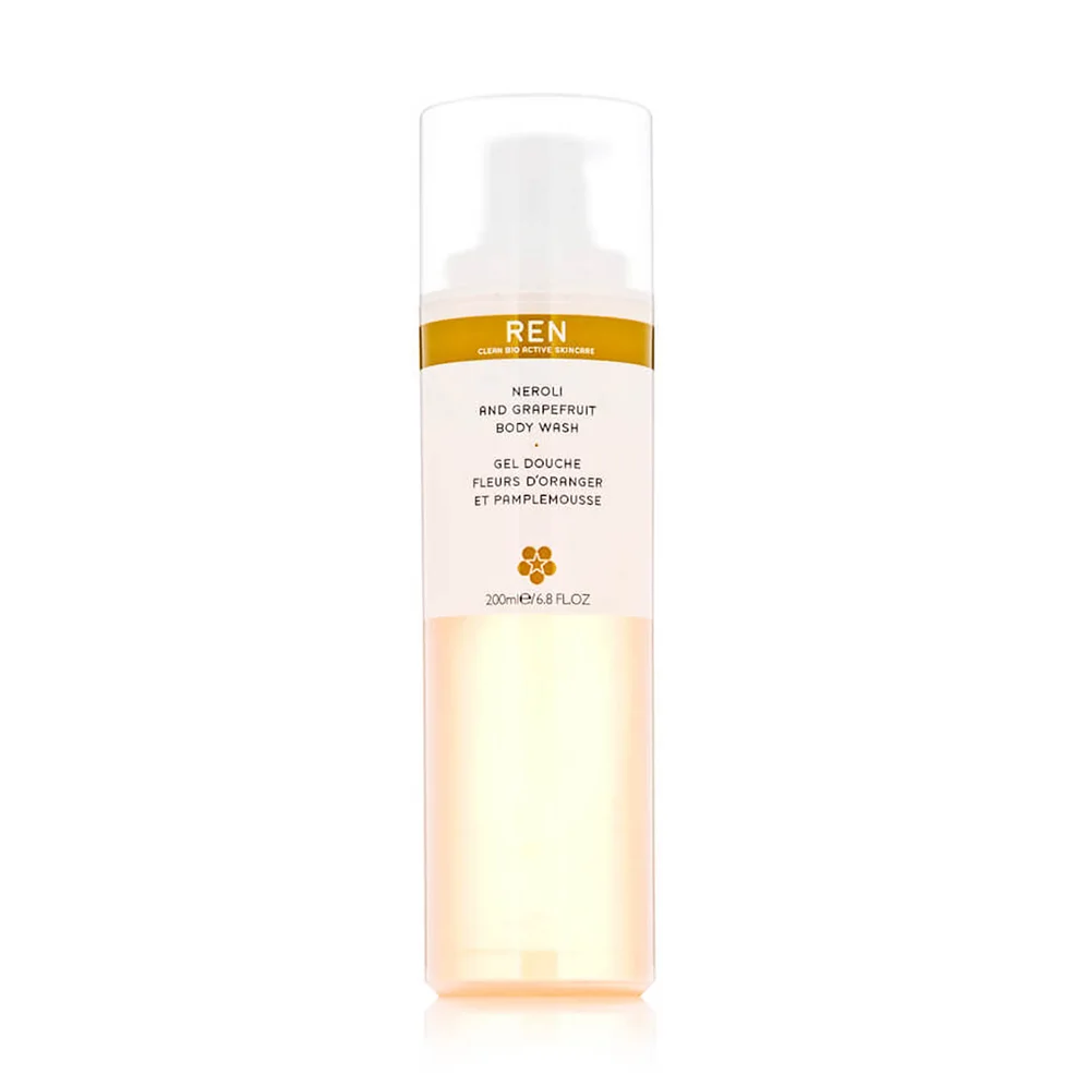 REN Clean Skincare Neroli And Grapefruit Zest Body Wash 200ml Image 1