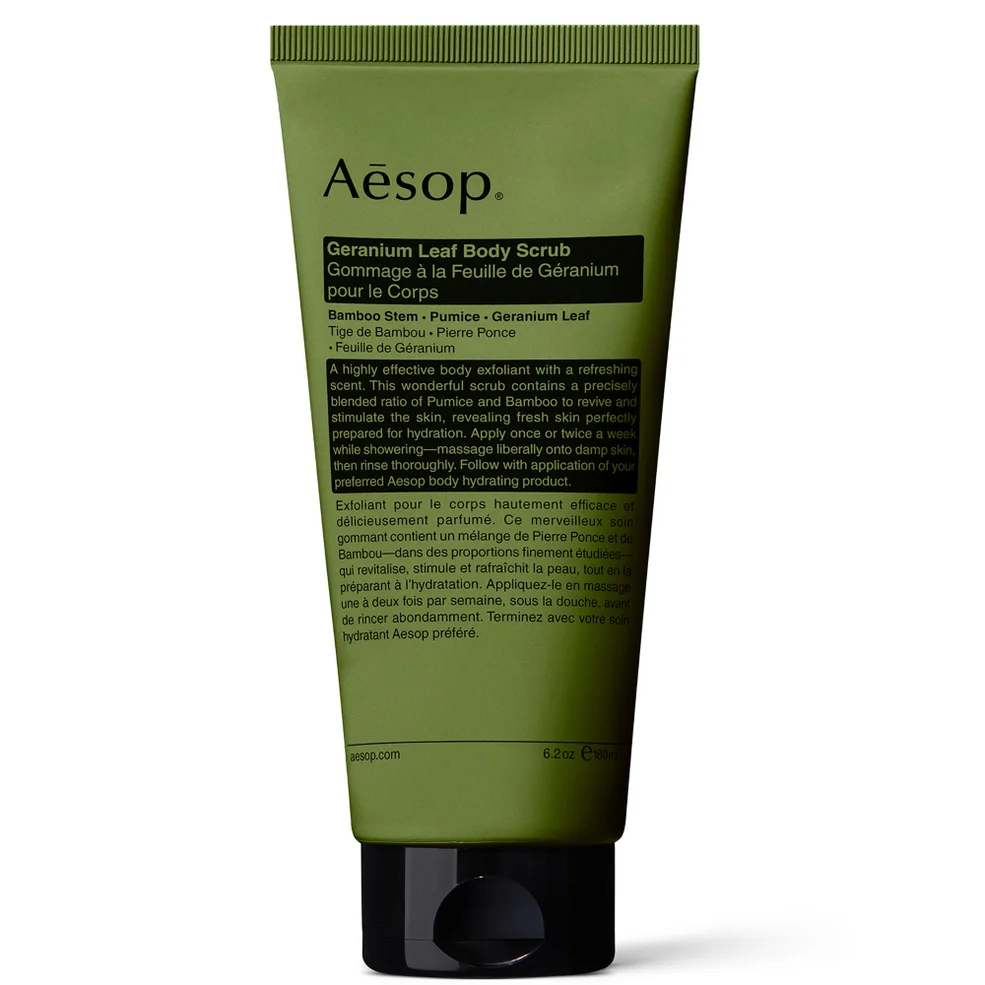 Aesop Geranium Leaf Body Scrub 180ml Image 1