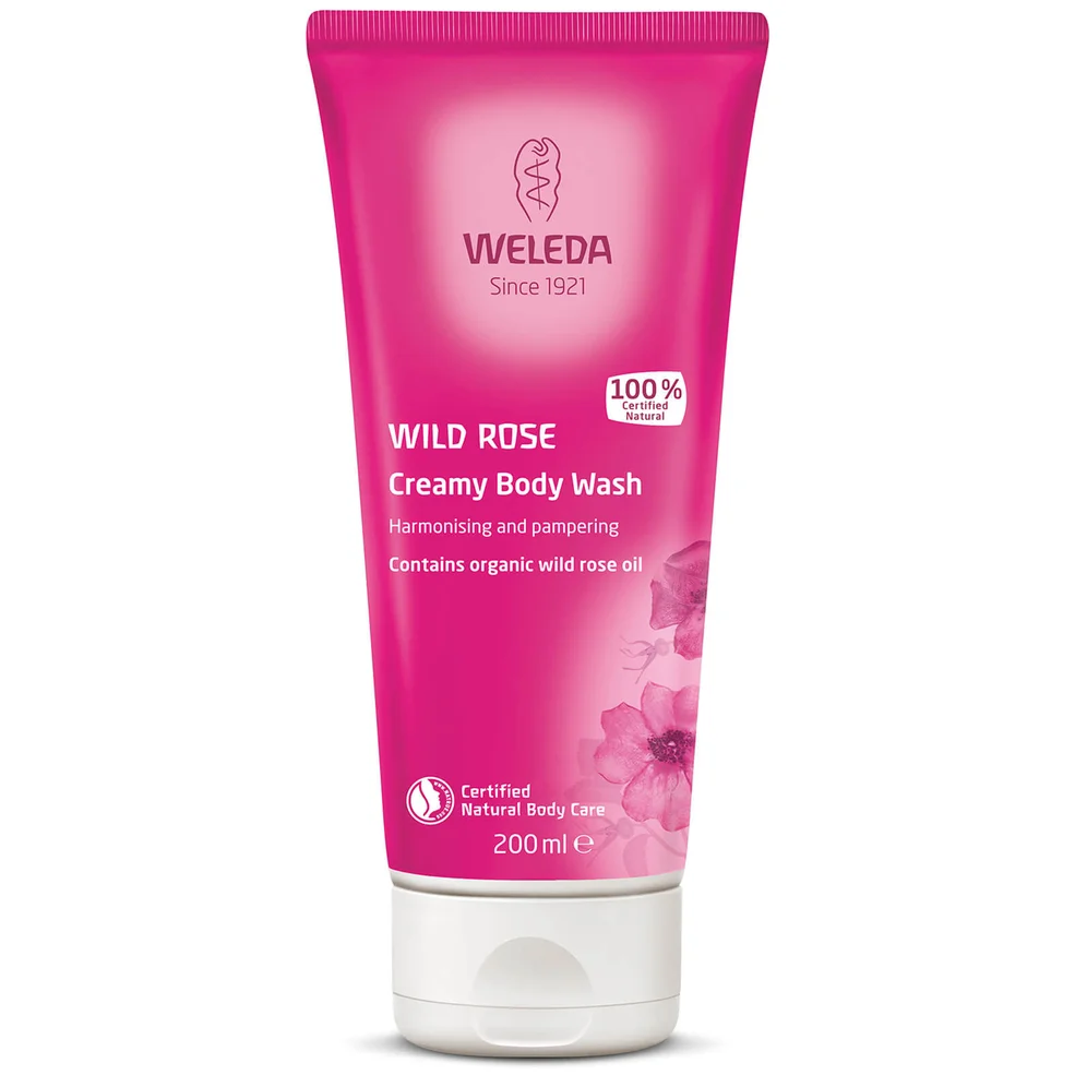 Weleda Wild Rose Creamy Body Wash (200ml) Image 1