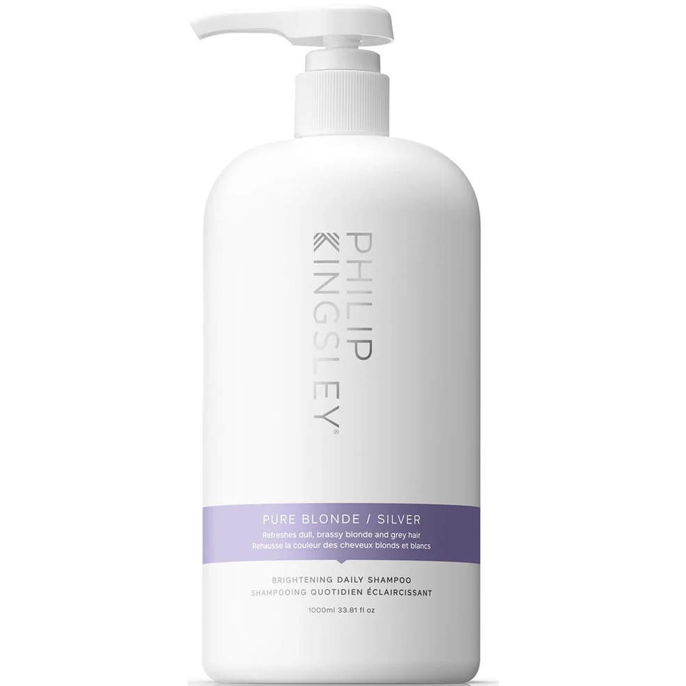 Philip Kingsley Pure Blonde/Silver Brightening Daily Shampoo 1000ml Image 1