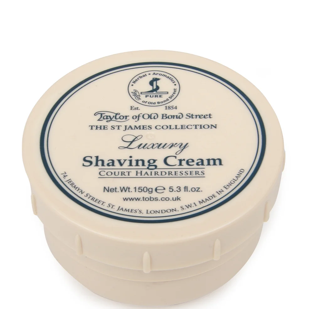 Taylor of Old Bond Street Shaving Cream Bowl (150g) - St James Image 1
