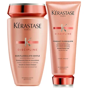 Kerastase Conditioner Discipline Bain Fluidealiste Gentle (250ml) and Fondant Fluidealiste (200ml) - undefined undefined