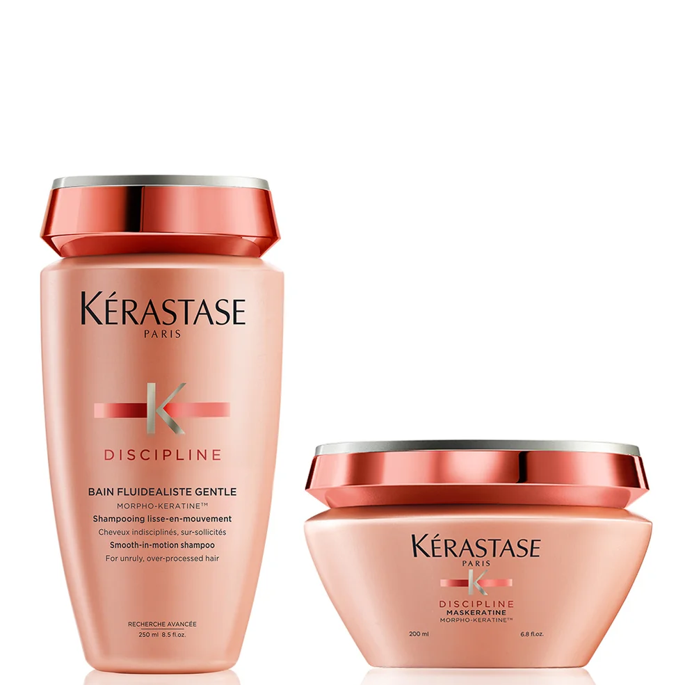 Kérastase Discipline Bain Fluidealiste Sulfur Free (250ml) and Maskeratine (200ml) Image 1