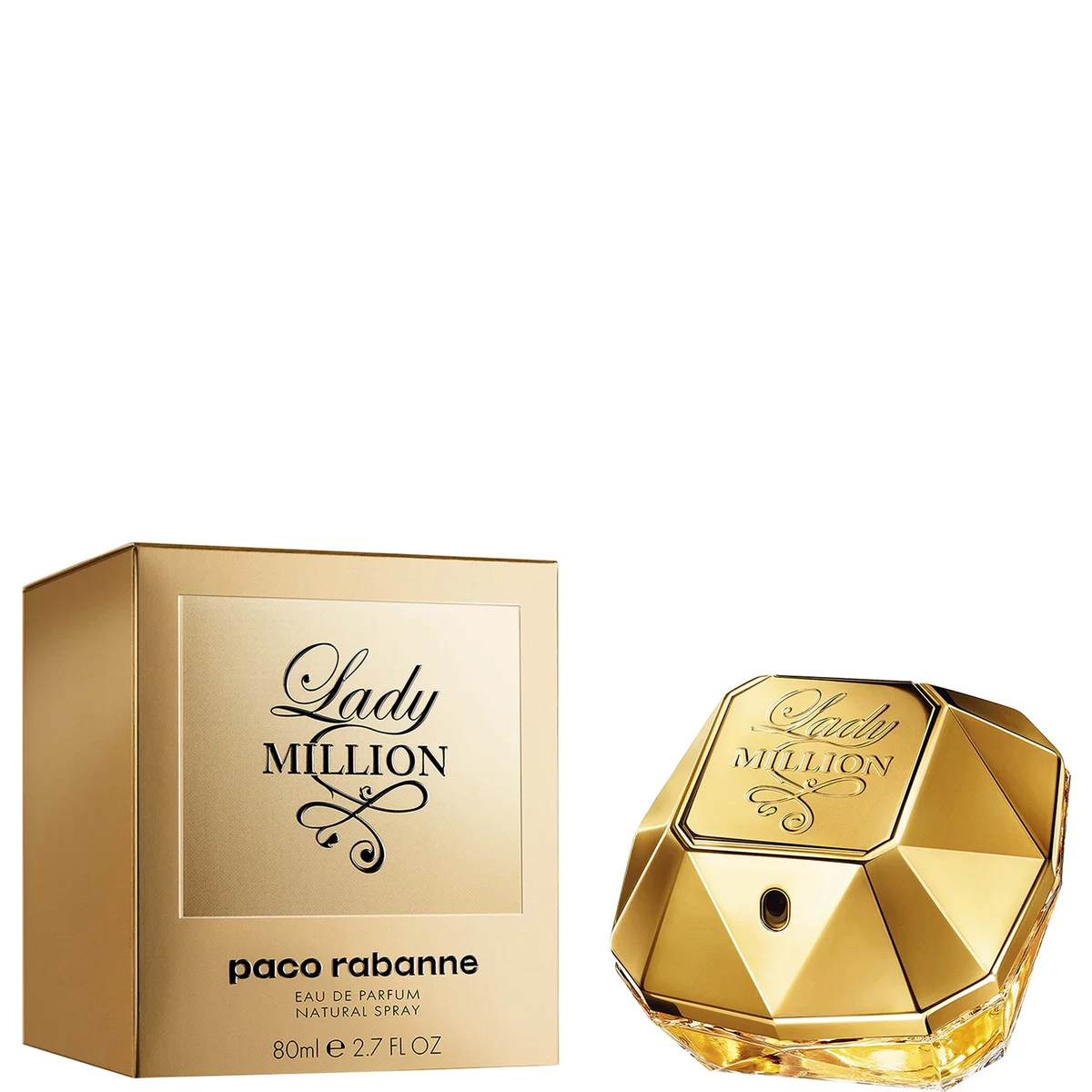 Paco Rabanne Lady Million Eau de Parfum 80ml LOOKFANTASTIC