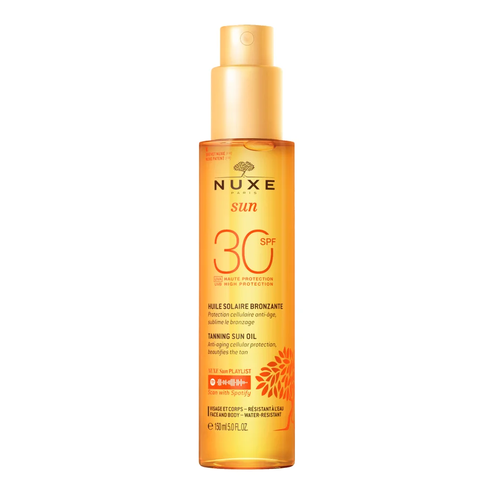 NUXE Sun Tanning Oil Face and Body SPF 30 (150ml) Image 1
