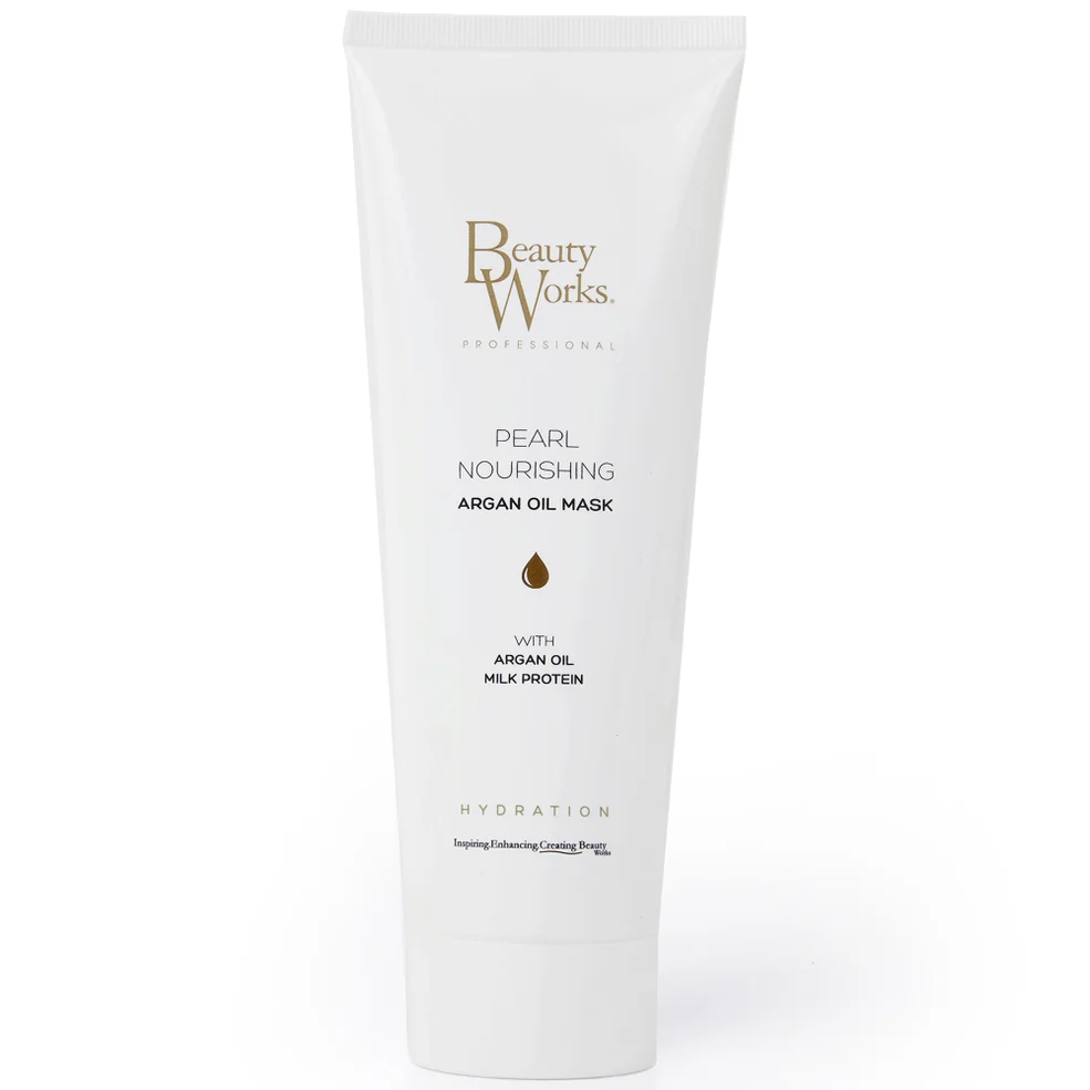 Beauty Works Pearl Nourishing Argan Oil Mask 250ml Image 1