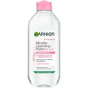 Garnier Micellar Water Facial Cleanser and Makeup Remover for Sensitive Skin 400ml