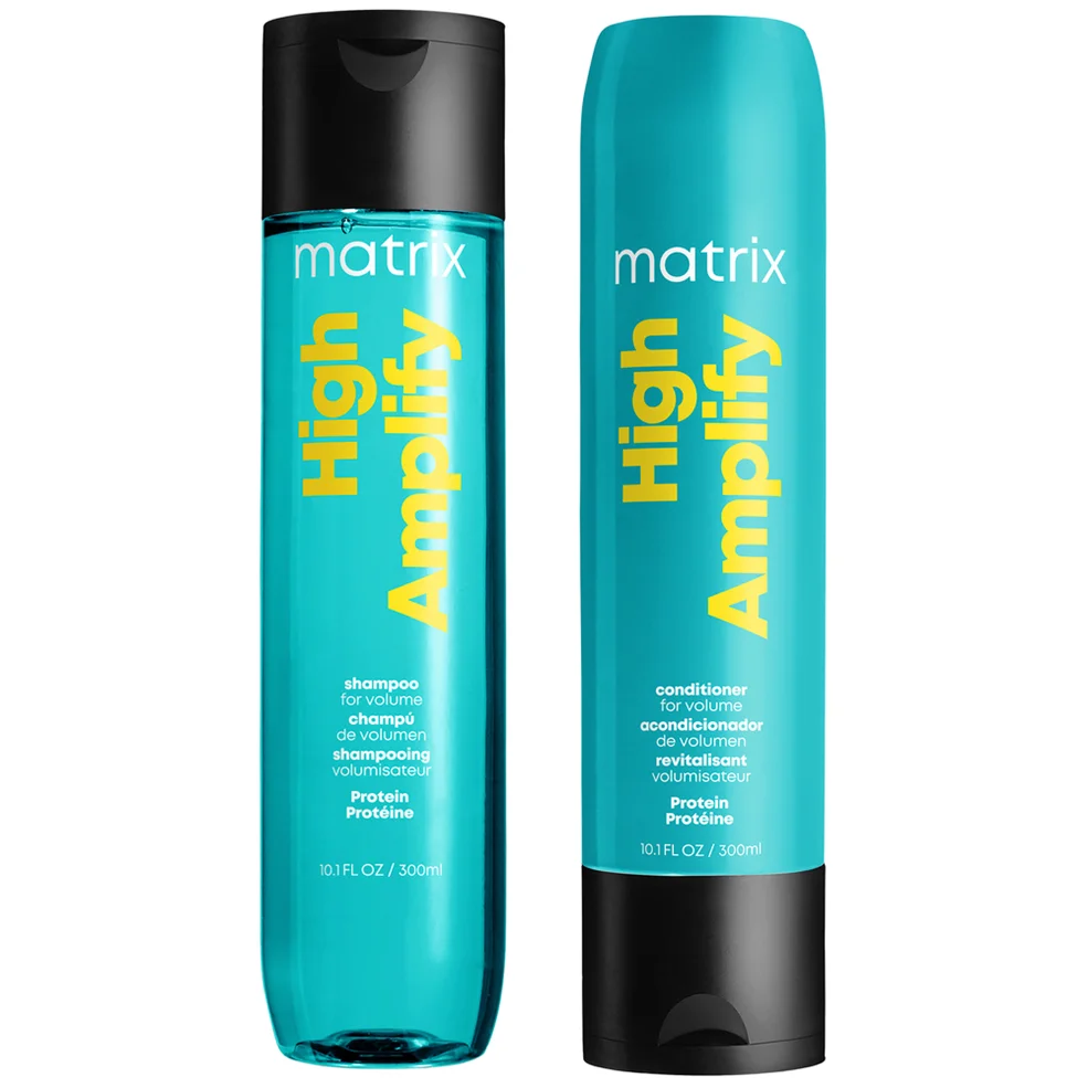 Matrix Total Results High Amplify Volumising  Shampoo and Conditioner for Fine Flat Hair 300ml Duo Image 1