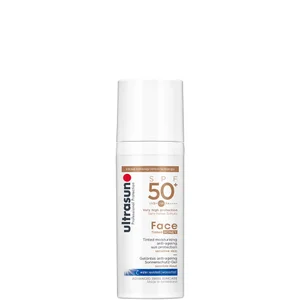Ultrasun SPF50+ Tinted Face Sun Cream (Various Shades) - Shade Honey