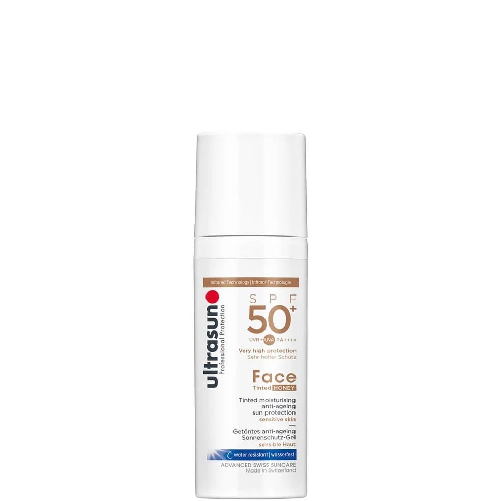 Ultrasun SPF50+ Tinted Face Sun Cream (Various Shades) Image 1
