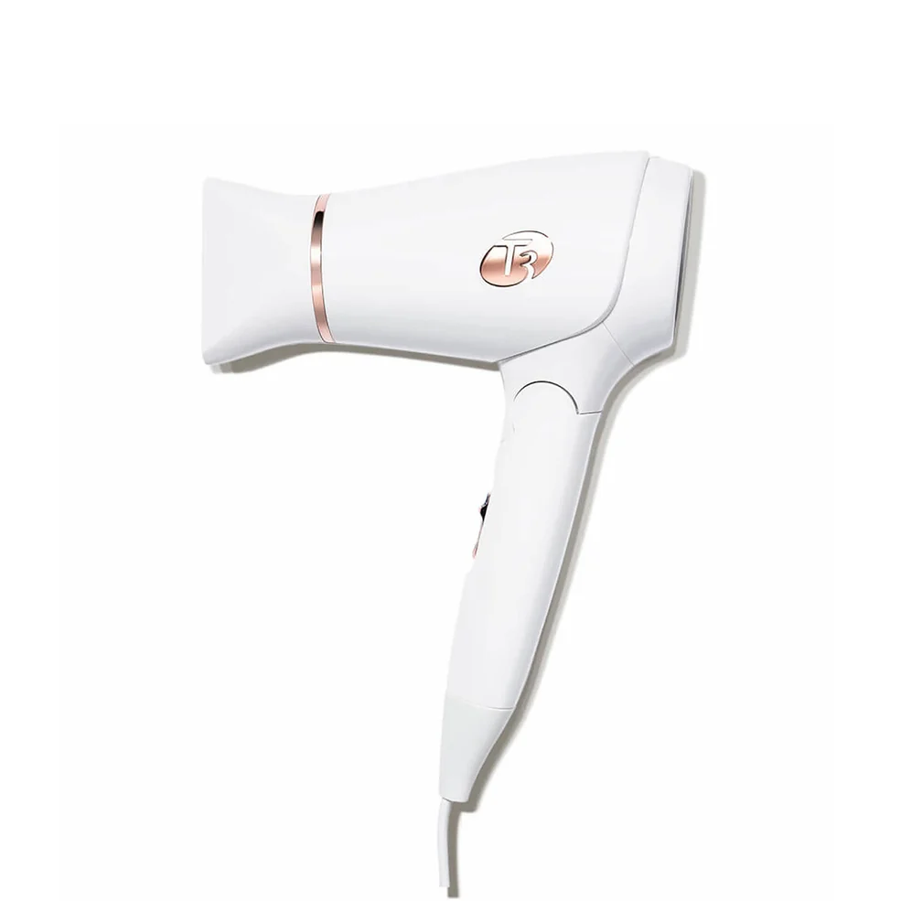 T3 Featherweight Compact Hair Dryer (White/Rose Gold) Image 1