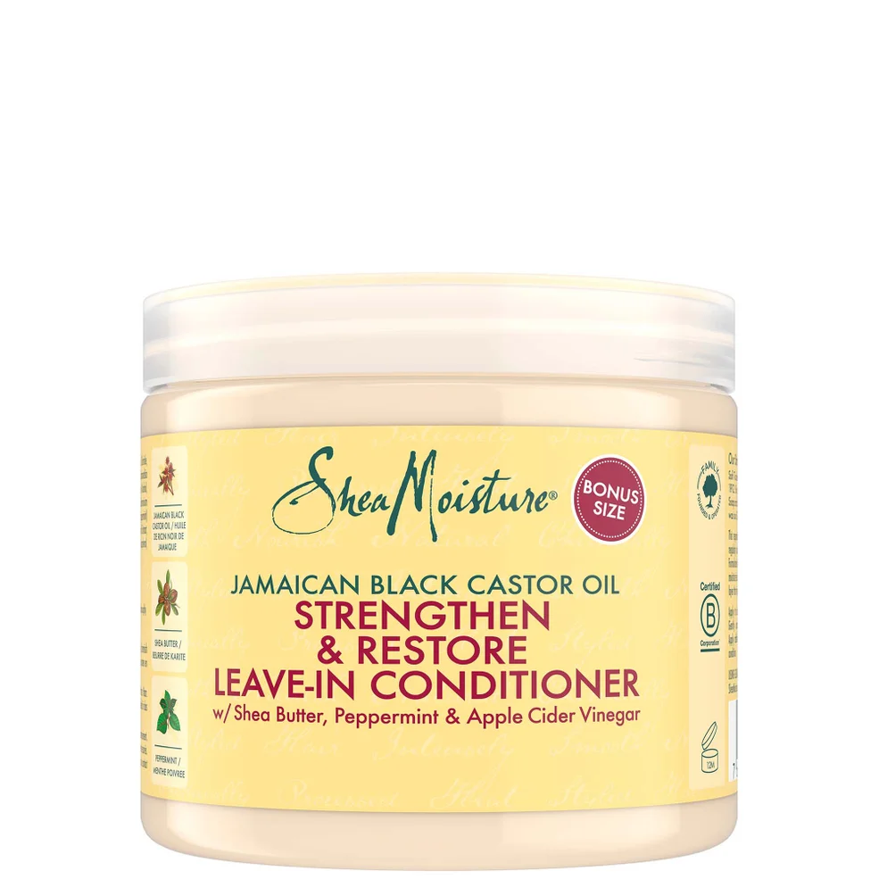 Shea Moisture Jamaican Black Castor Oil Strengthen, Grow & Restore Leave-In Conditioner 431ml Image 1
