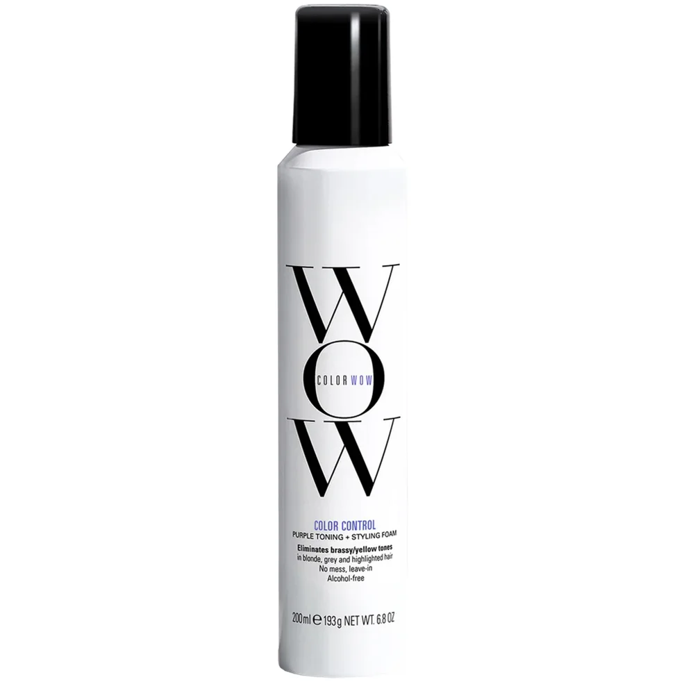 Color Wow Color Control Toning and Styling Foam - Blonde 200ml Image 1