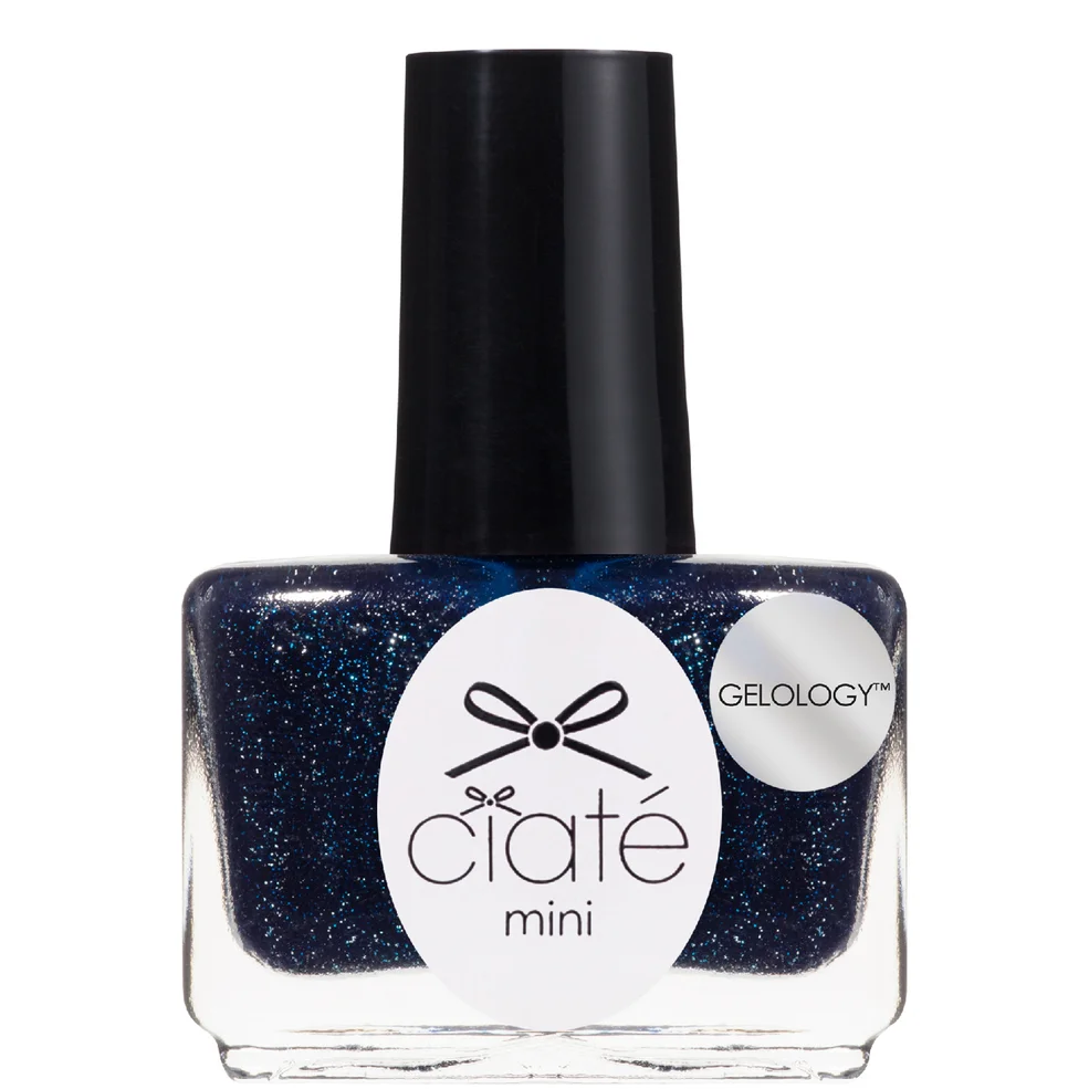 Ciaté London Gelology Mini Nail Varnish - Midnight in Paris 5ml Image 1