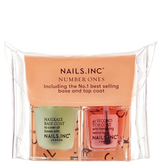 nails inc. Number 1's Base and Top Coat Duo 2 x 5ml