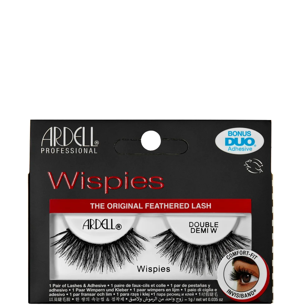 Ardell Double Up Demi Wispies False Lashes - Black Image 1