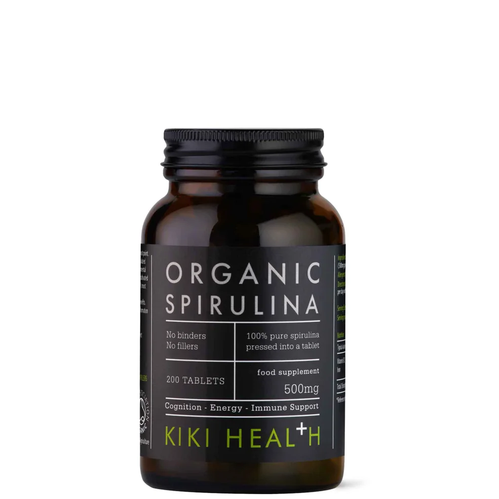 KIKI Health Organic Spirulina Tablets (200 Tablets) Image 1