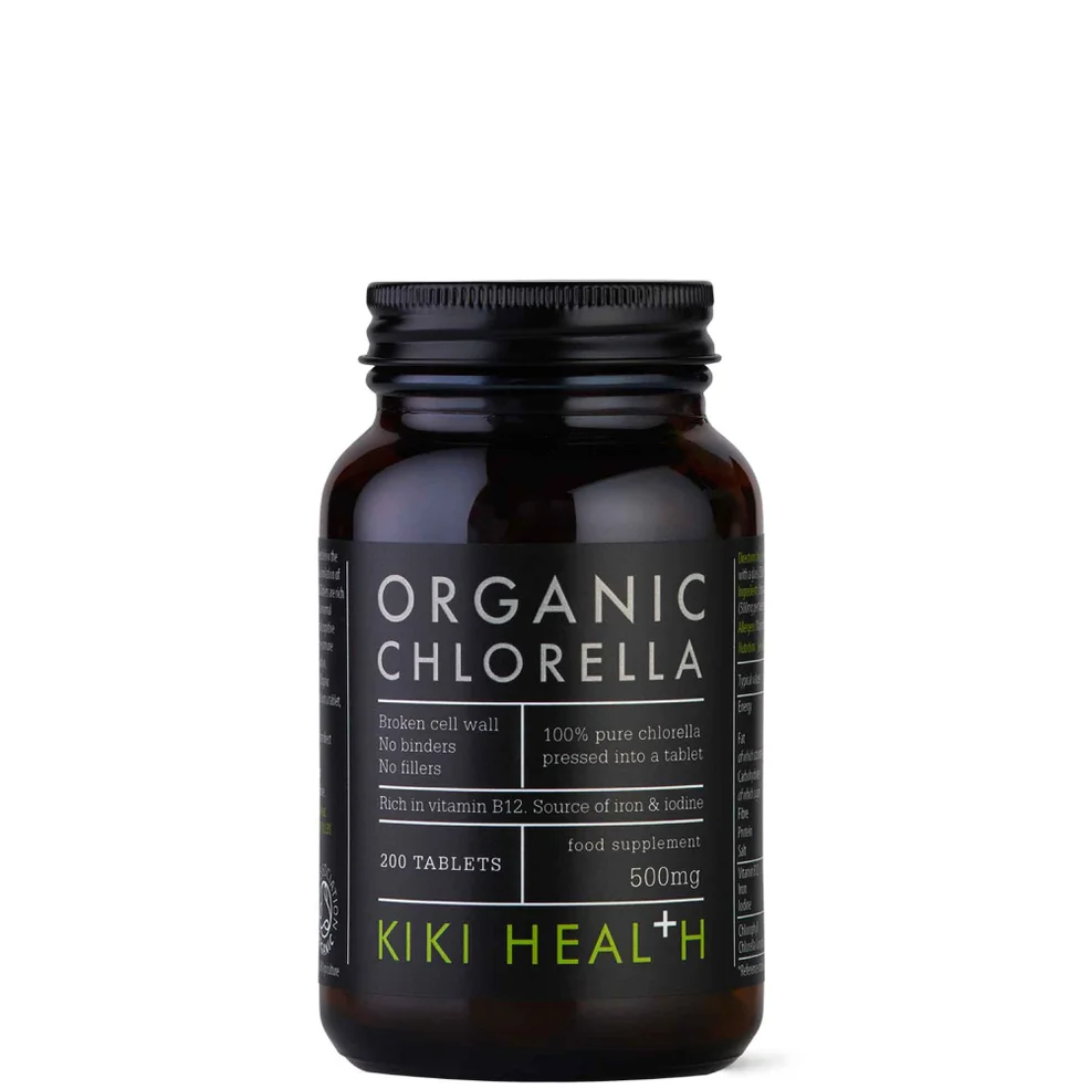 KIKI Health Organic Chlorella Tablets (200 Tablets) Image 1