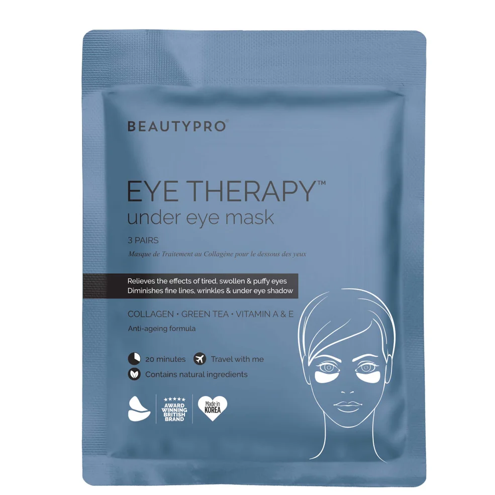 BEAUTYPRO Eye Therapy Under Eye Mask with Collagen and Green Tea Extract (3 Applications) Image 1