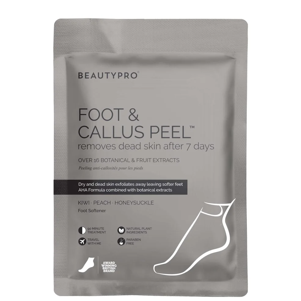 BEAUTYPRO Foot and Callus Peel with over 17 Botanical and Fruit Extracts (1 Pair) Image 1