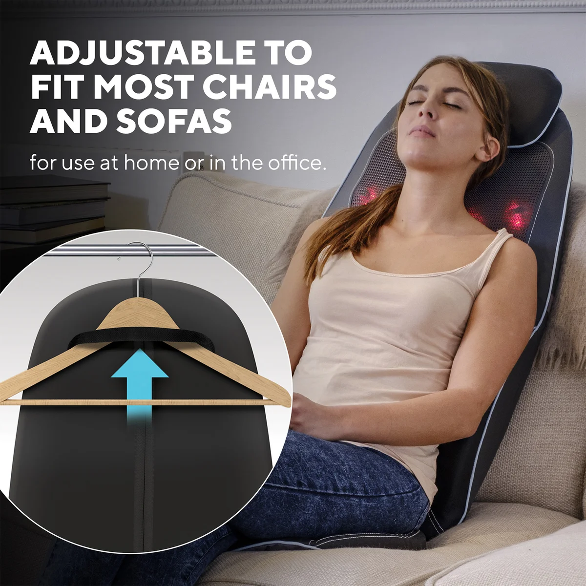 HoMedics Shiatsu Max Back and Shoulder Massager LOOKFANTASTIC