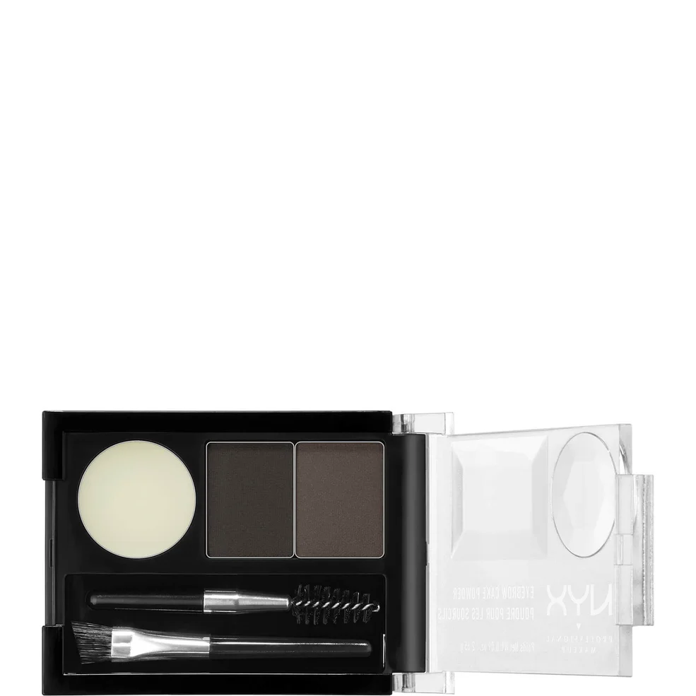 NYX Professional Makeup Eyebrow Cake Powder - Black/Grey Image 1
