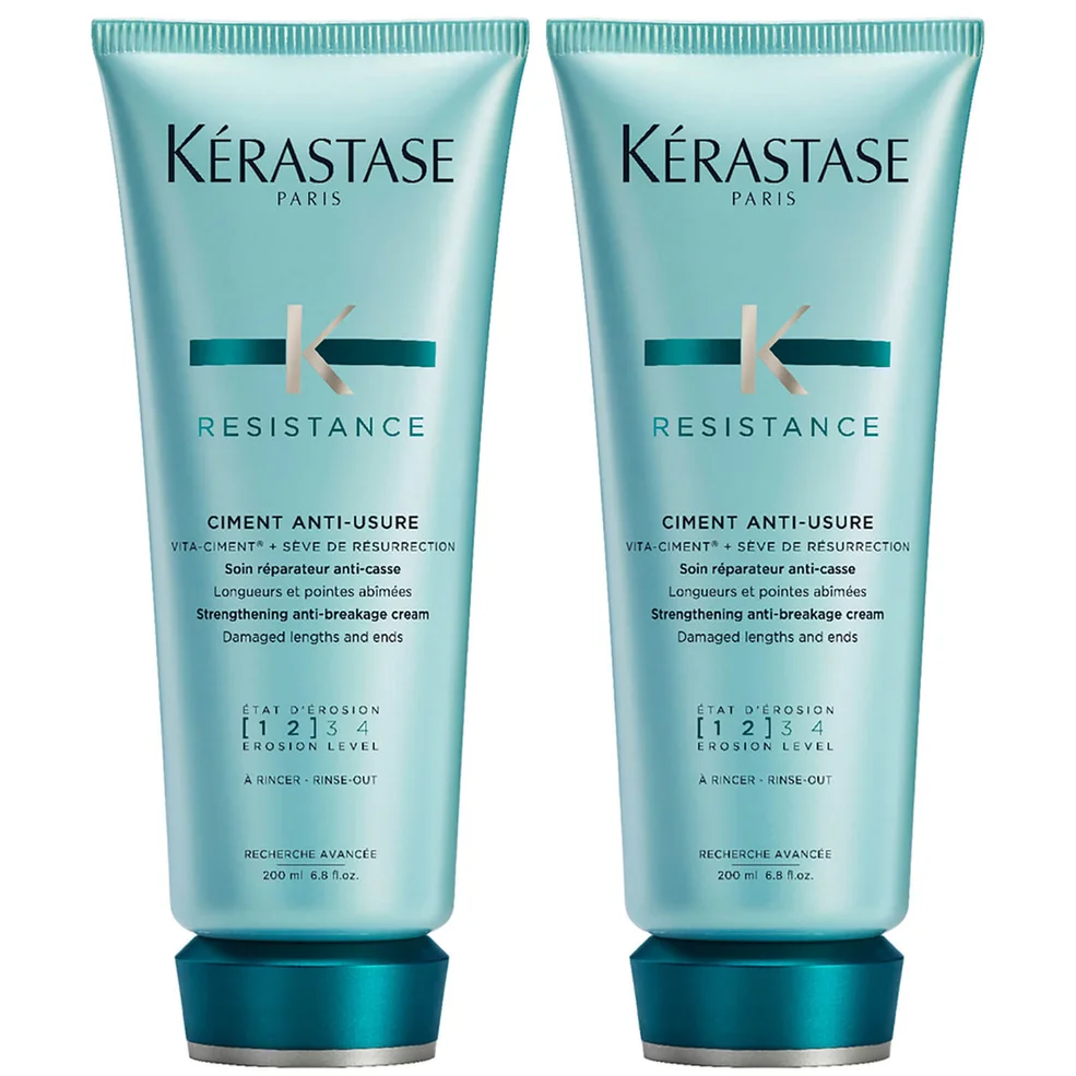 Kérastase Resistance Ciment Anti-Usure - Vita Ciment Advance (200ml) Duo Image 1