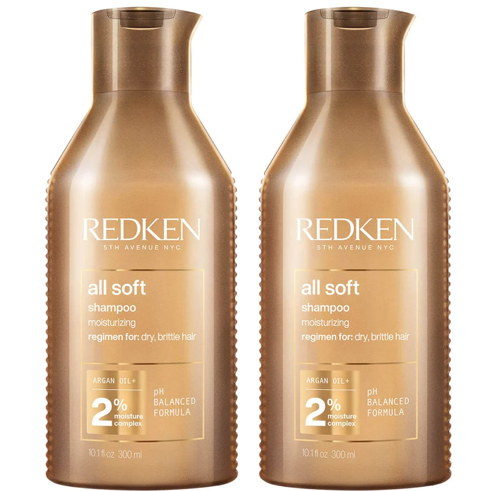 Redken All Soft Shampoo Duo (2 x 300ml) Image 1