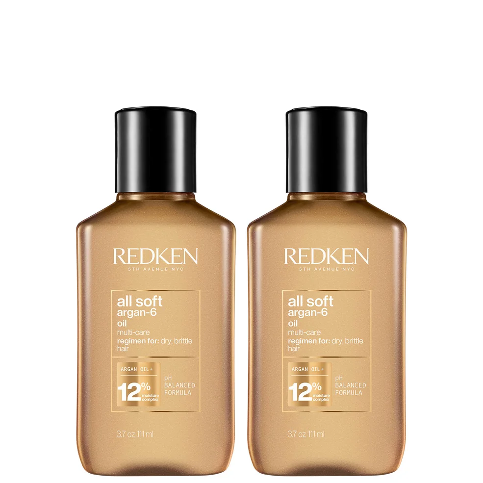 Redken All Soft Argan-6 Oil Duo 2 x 111ml Image 1