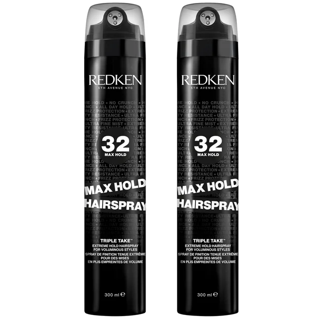 Redken Max Hold Hairspray for Extreme Hold 2 x 300ml