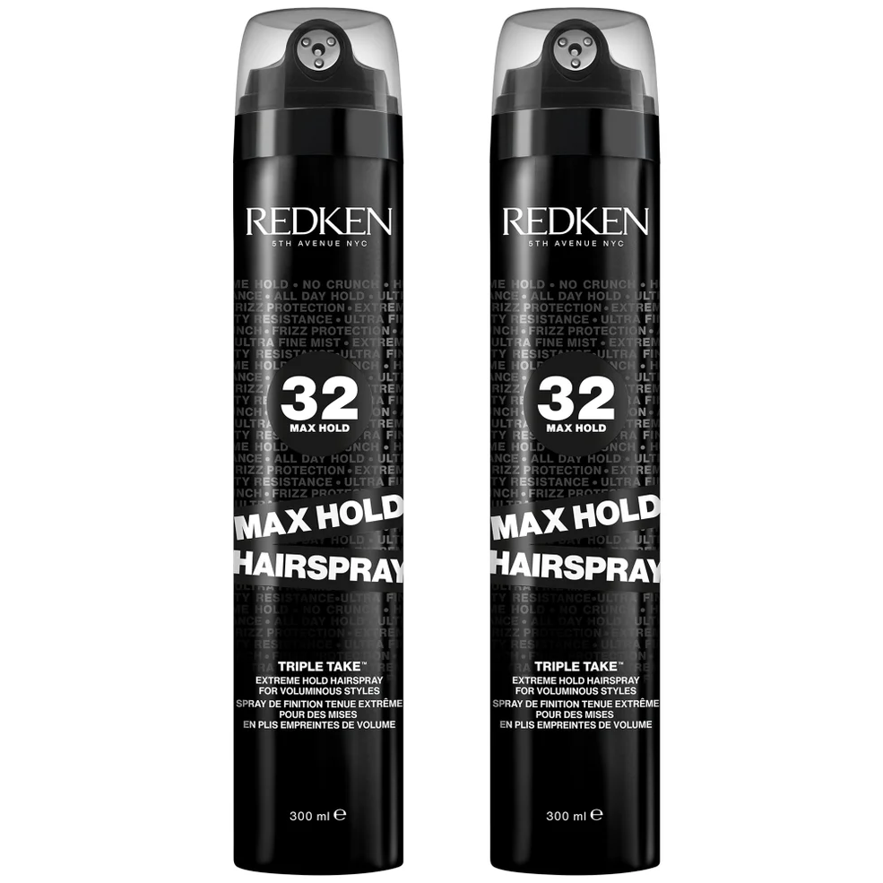 Redken Max Hold Hairspray for Extreme Hold 2 x 300ml Image 1