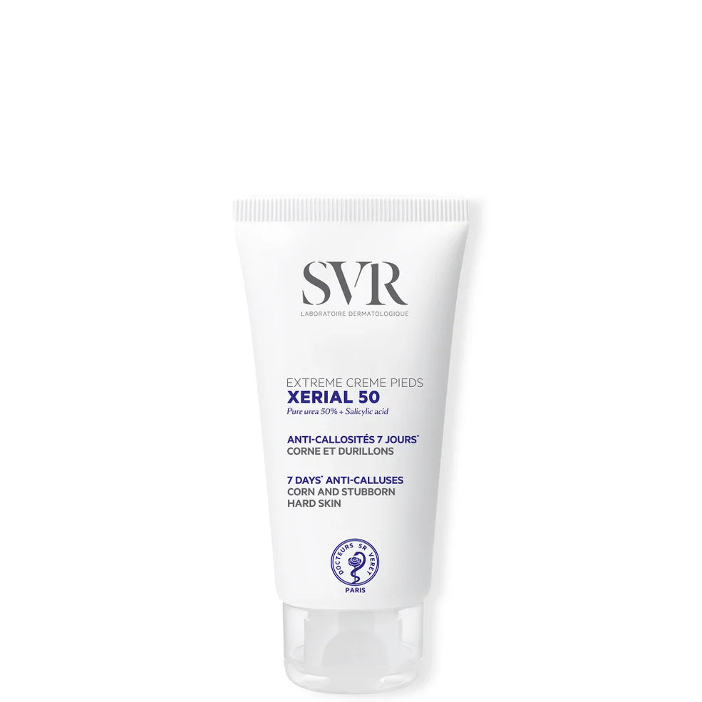 SVR XERIAL 50 Extreme -50% Pure Urea Foot Cream for Severly Dry, Cracking, Stubborn Hard Skin Prone to Corns and Calluses, 50ml Image 1