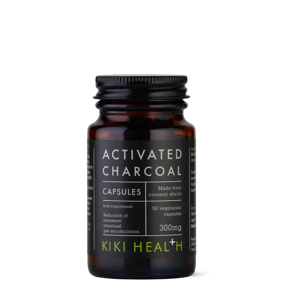 KIKI Health Activated Charcoal - 50 Vegicaps Image 1