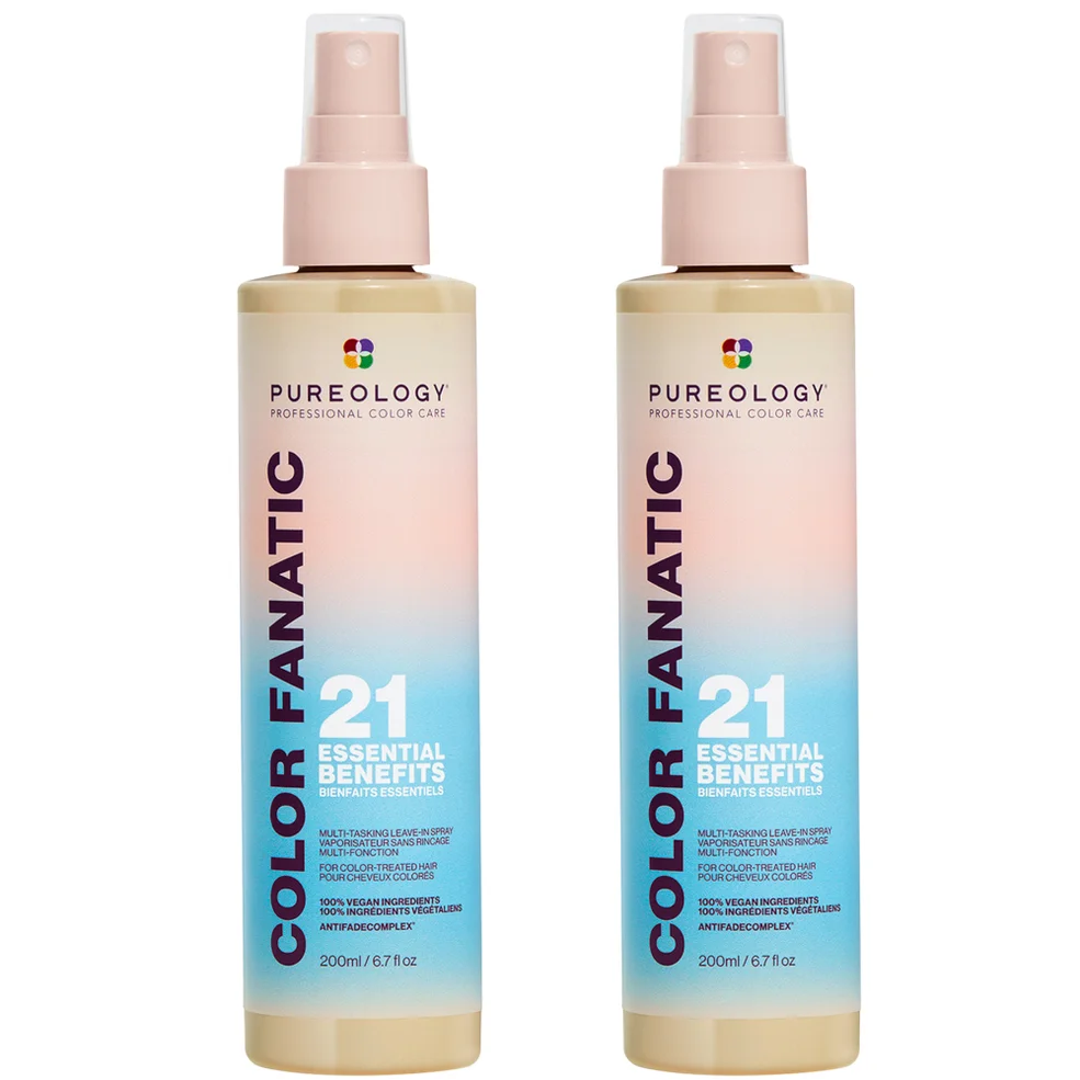 Pureology Color Fanatic Multi-Benefit Leave-in Treatment Spray 21 Benefits Bundle 2 x 200ml Image 1