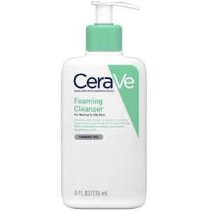 CeraVe Foaming Cleanser with Niacinamide for Normal to Oily Skin 236ml - Size 236ml