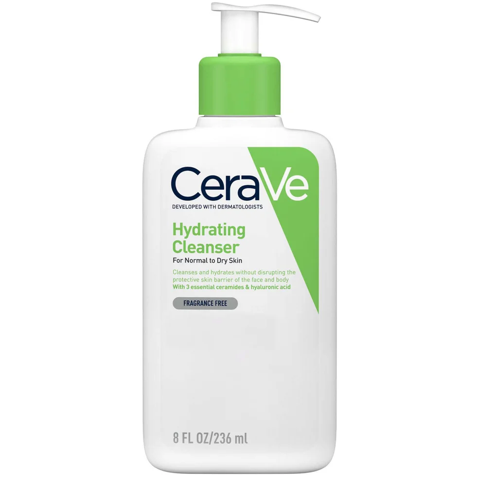 CeraVe Hydrating Cleanser with Hyaluronic Acid for Normal to Dry Skin 236ml Image 1