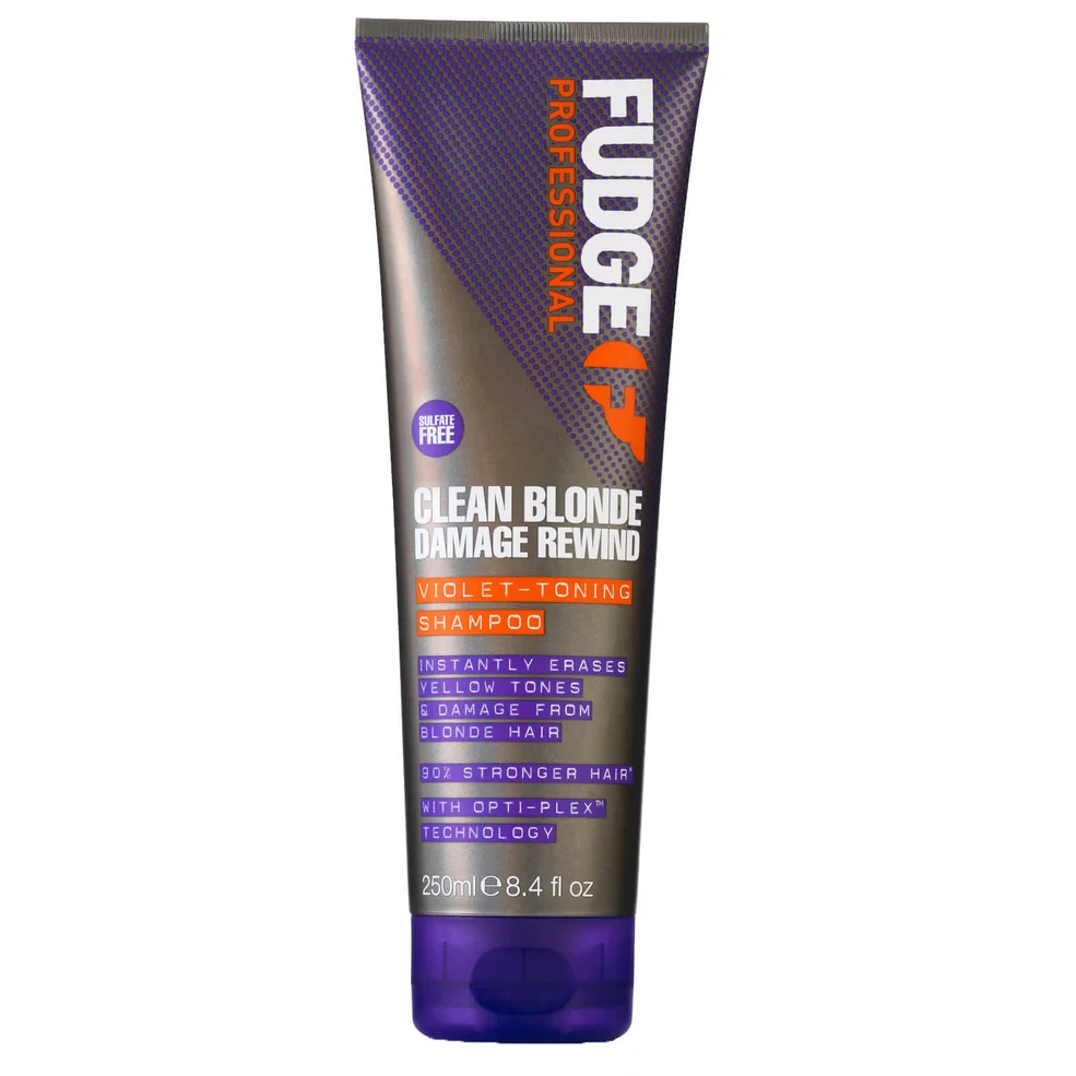Fudge Clean Blonde Damage Rewind Shampoo 250ml Image 1