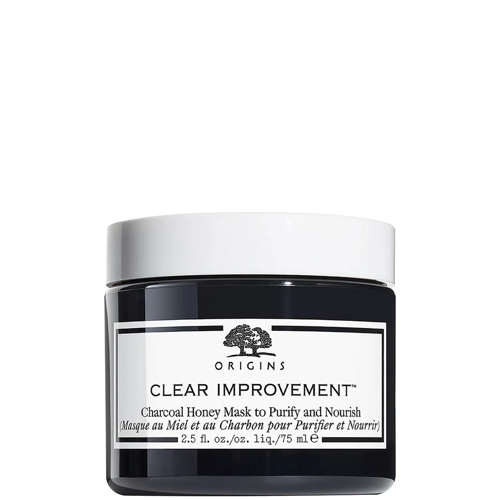 Origins Clear Improvement Charcoal Honey Mask to Purify and Nourish 75ml Image 1