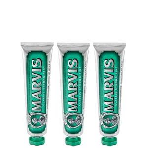 Marvis Classic Strong Mint Toothpaste Bundle (3x85ml) - undefined undefined