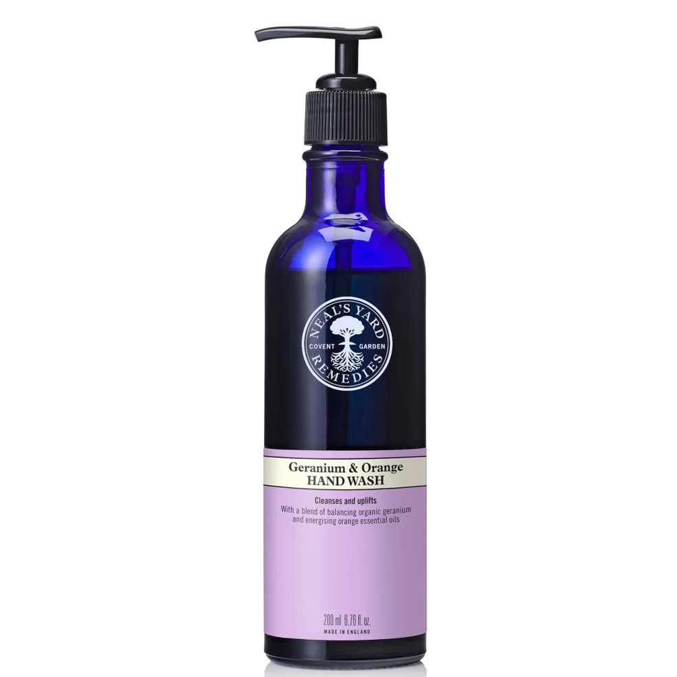 Neal's Yard Remedies Geranium & Orange Hand Wash 200ml Image 1
