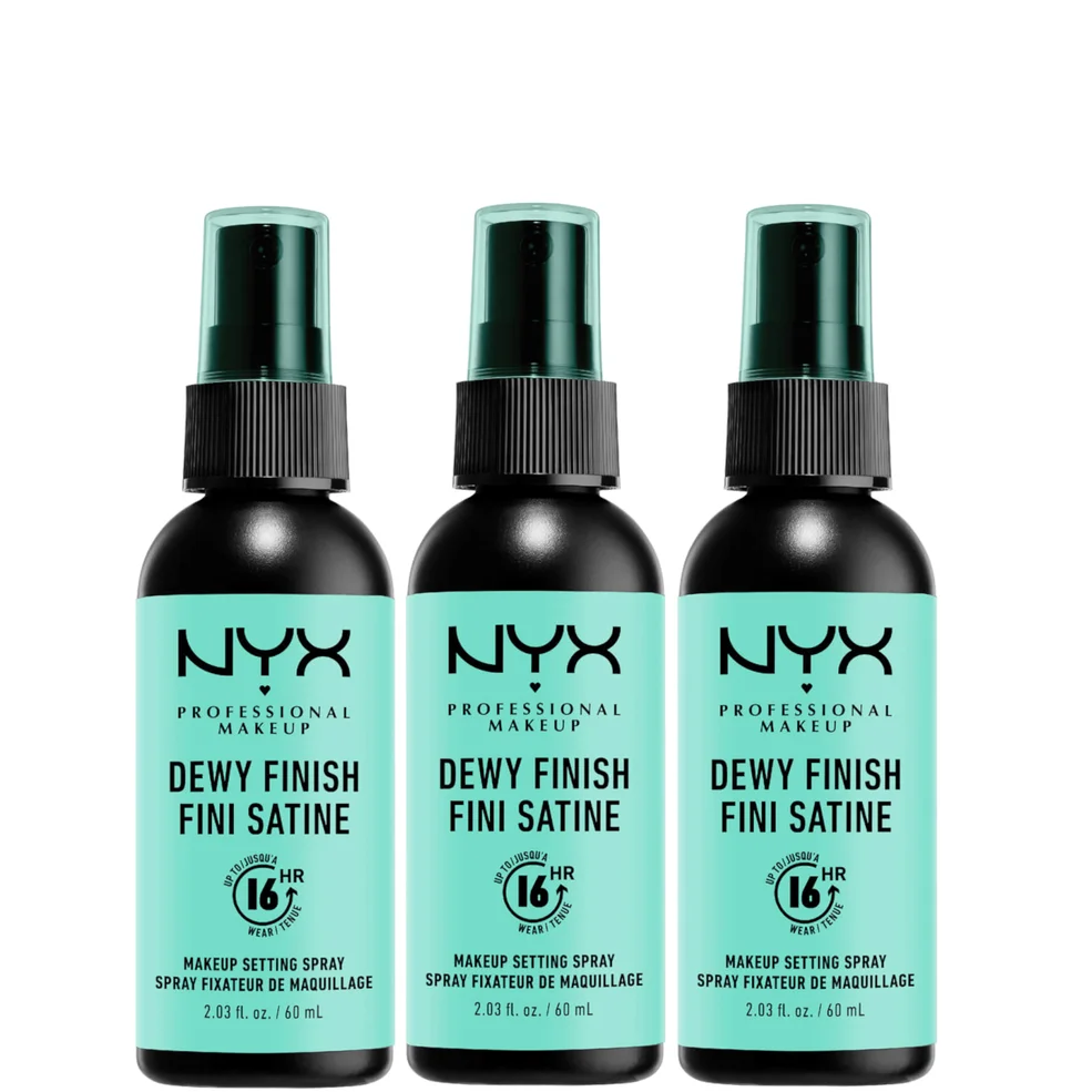 NYX Professional Makeup Dewy Setting Spray Trio Image 1