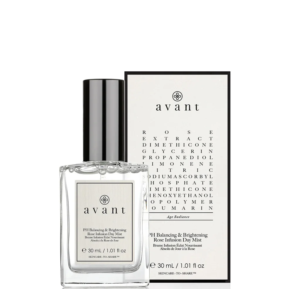 Avant Skincare PH Balancing & Brightening Rose Infusion Day Mist 30ml Image 1