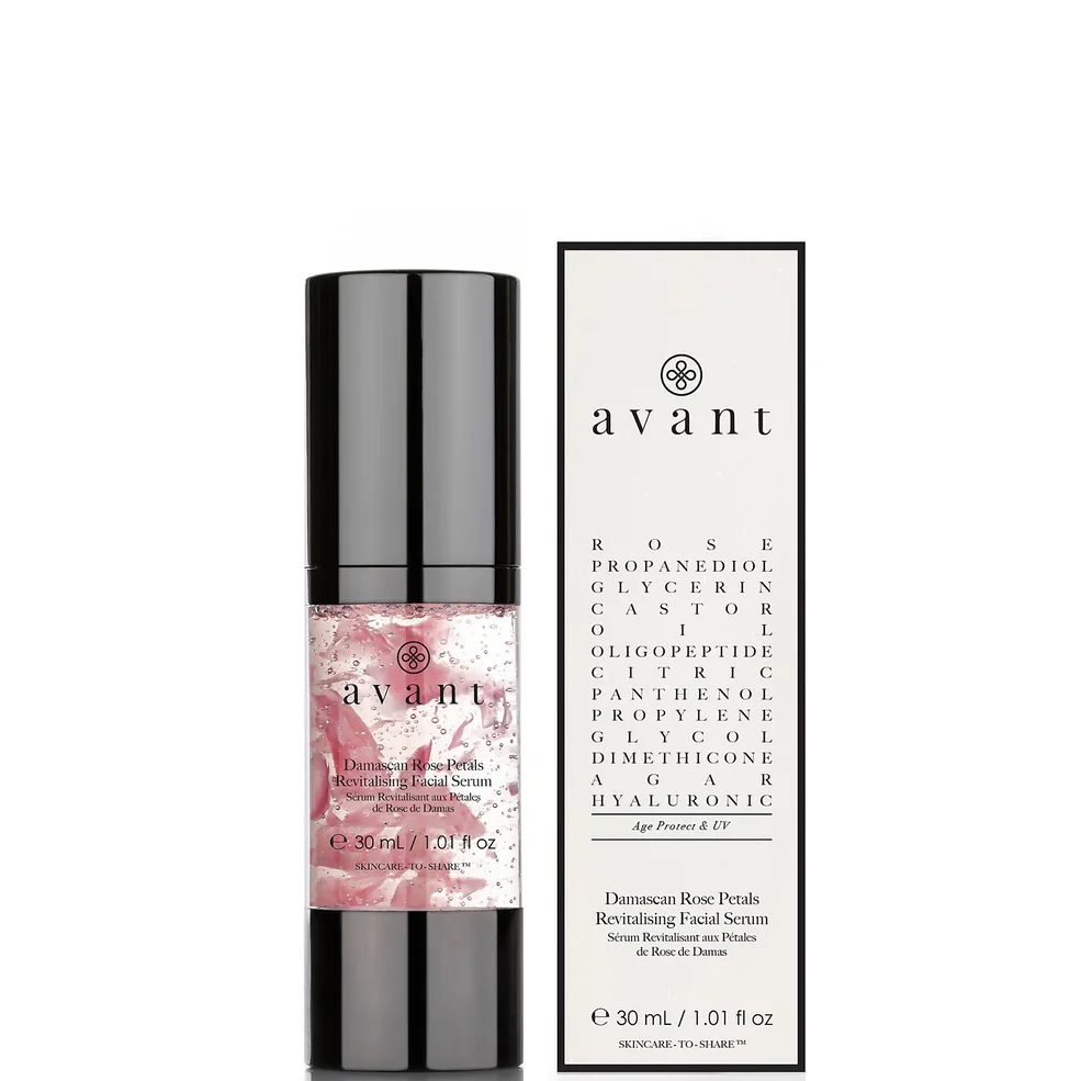 Avant Skincare Damascan Rose Petals Revitalising Facial Serum 30ml Image 1