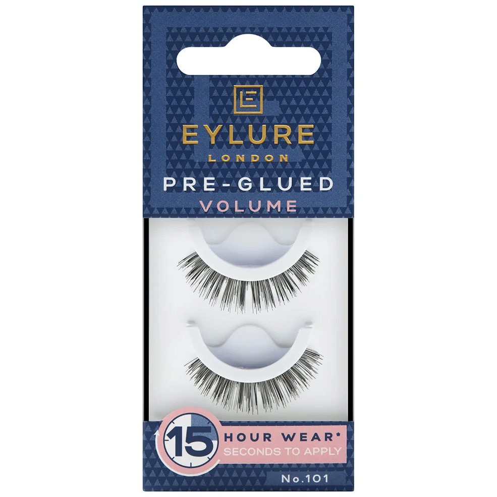 Eylure Pre-Glued False Lashes - Volume No. 101 Image 1