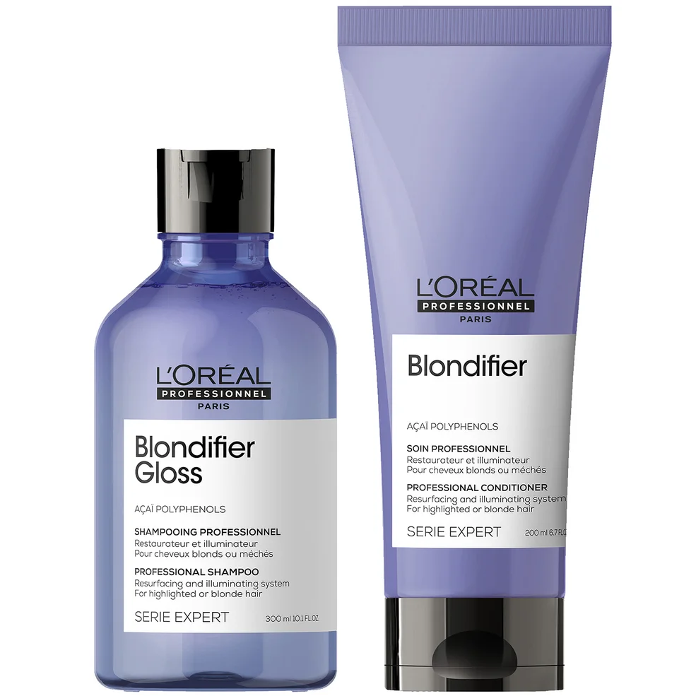 L'Oréal Professionnel Serie Expert Blondifier Gloss Shampoo and Conditioner Duo Image 1