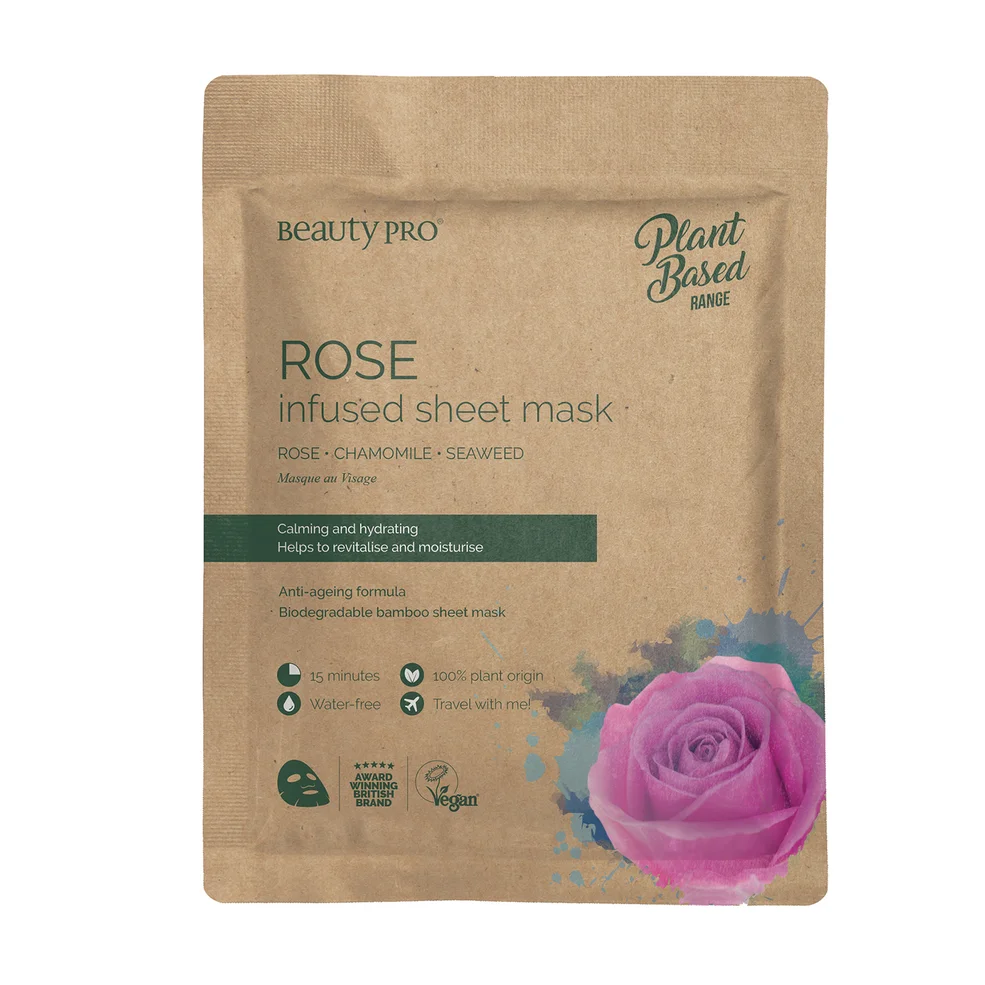 BeautyPro Rose Calming Sheet Mask 22ml Image 1