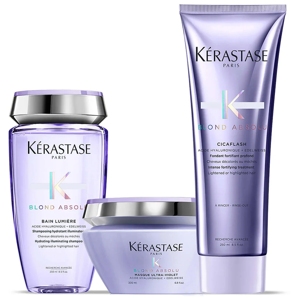 Kérastase Blond Absolu Lumiere Shampoo, Conditioner and Masque Trio Image 1