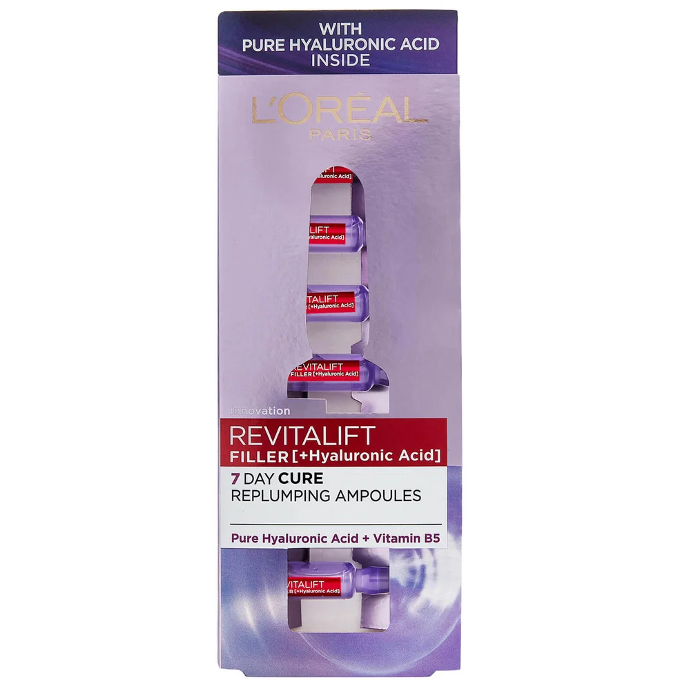 L'Oréal Paris Revitalift Filler Replumping Ampoules 7 x 1.3ml Image 1
